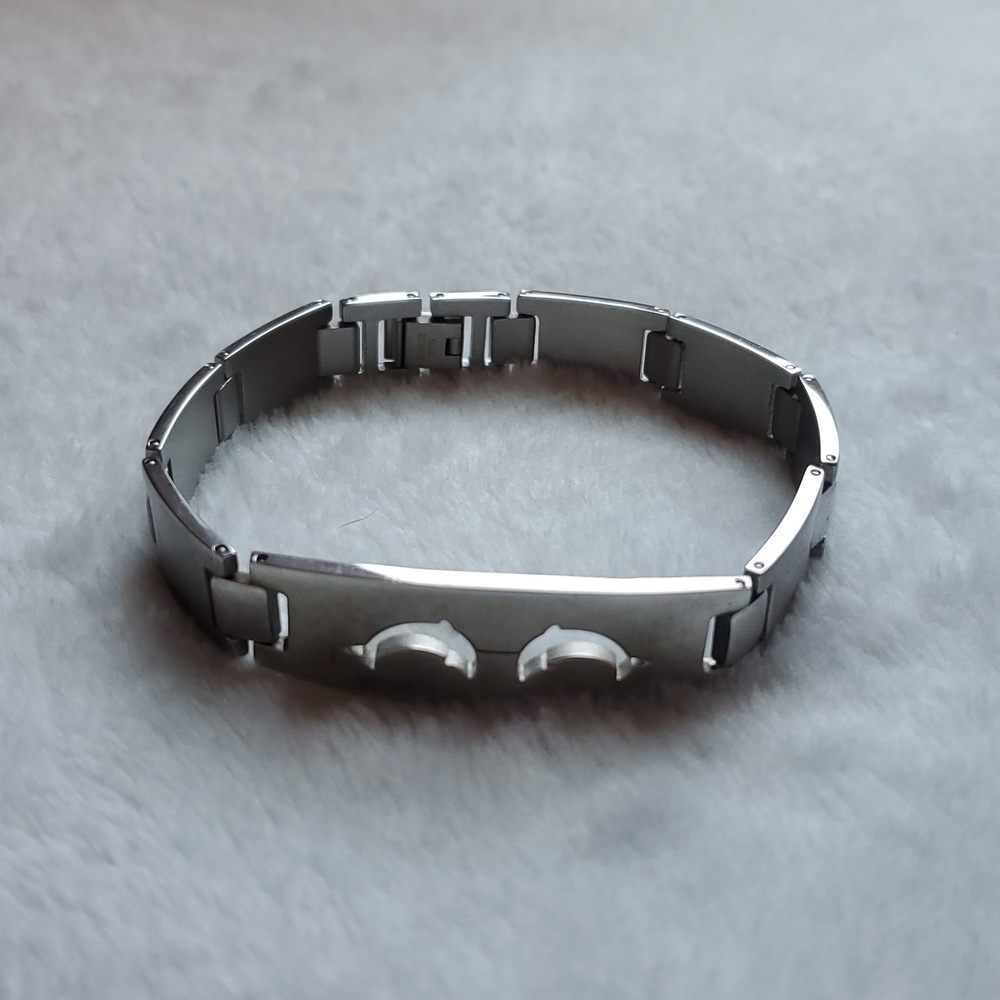 Stainless Steel Dolphin Bracelet